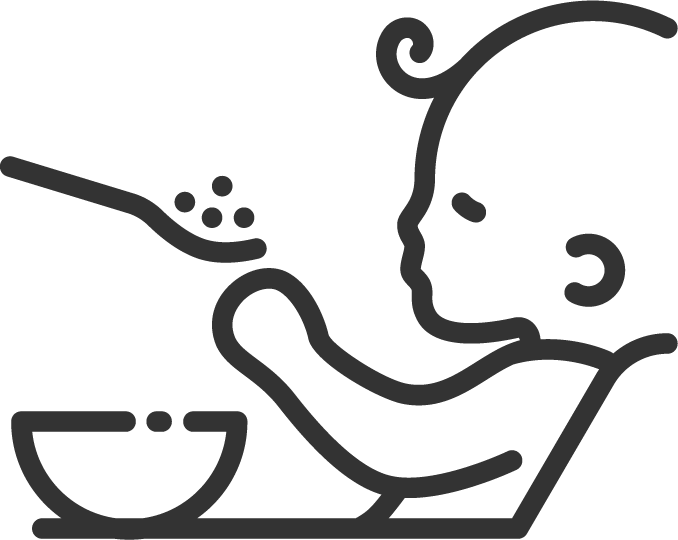 Icon representing children at risk